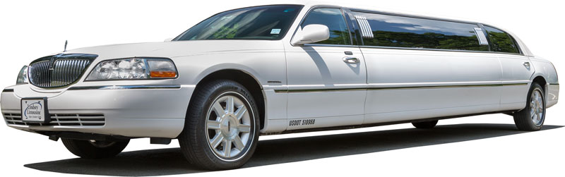 White Limo Angled